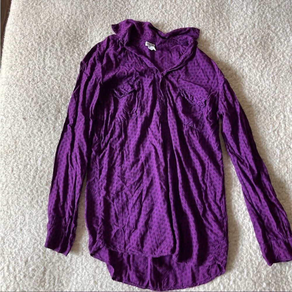 Splendid xs purple blouse